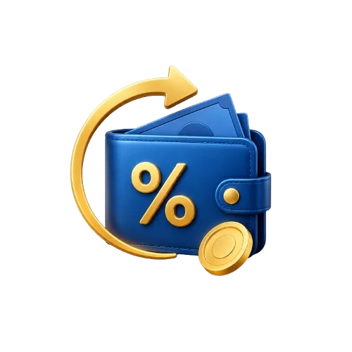 Zwrot gotówki do 25%